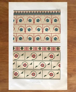 ORIGINAL BOOK PLATES/W & G AUDSLEY/ MEDIEVAL STYLES/ 1882 - Picture 1 of 22