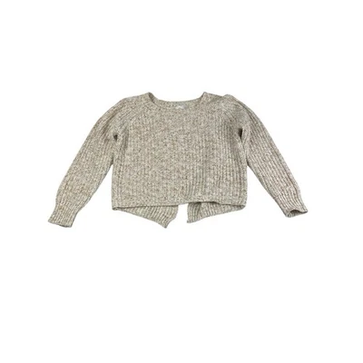 Suéter tejido jaspeado Sadie & Sage Anthropologie dobladillo alto-bajo espalda abierta - talla S Foto 1 de 4