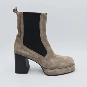 Zapatos De Mujer Moma Talla 37 Botines Gris Ante 209DAD - Imagen 1 de 7