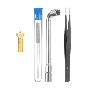 3D Nozzles Kit, Brass Nozzles 0.4mm, Nozzle Cleaning Needles - Afbeelding 1 van 6