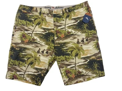 Tommy Bahama Hawaiano Hula Niñas Surf Playa Mezcla de Algodón Pantalones Cortos Para Hombres 42 NUEVO CON ETIQUETAS Foto 1 de 4