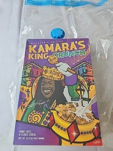NFL Saints Alvin Kamara's King Crunch Cereal Collector's Edition Factory Sealed! - Picture 1 of 6