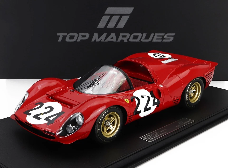 1/12 TOPMARQUES - FERRARI - 330P4 4.0L V12 SPIDER TEAM SPA FERRARI TMR12-57B - Immagine 1 di 1