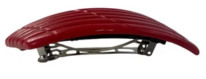 Red Lucite - Hong Kong Hair Clip Vintage - Picture 1 of 17