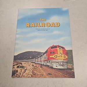 Vintage  1958 The Railroad By Santana Fe System Lines  Train Railway - Picture 1 of 9