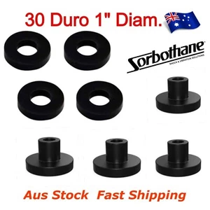 Sorbothane Bushing 25mm 1inch Diam Vibration Shock Soft 30 Duro- Drone Camera PC - Picture 1 of 5
