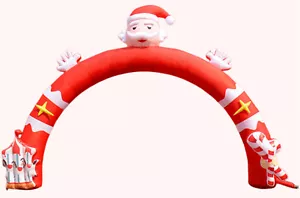 20ft/26ft/33ft HUGE GIANT Christmas Inflatable Arch Attractive Inflatable Decor - Picture 1 of 11