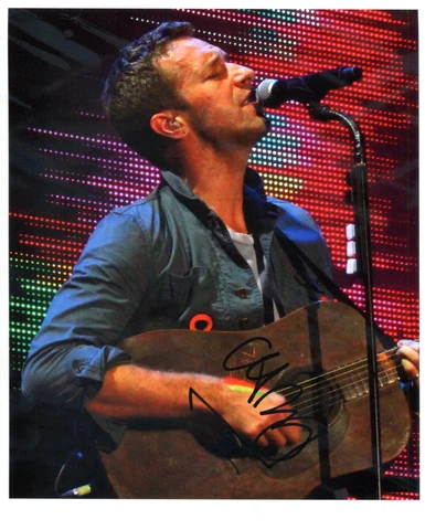 CHRIS MARTIN COLDPL - Used Autograph - P6269S Cover