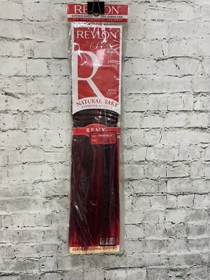 #F1B/BG Revlon 100 % cabello humano extensión de tejido 12" nuevo en paquete negro/borgoña Foto 1 de 4