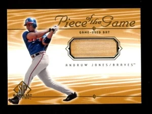 2001 SP Game Bat Edition - Piece of the Game #AJ - Andruw Jones Game Used Bat ⚾ - Bild 1 von 2