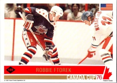 HOCKEY CARD CANADA CUP 1976 ROBBIE FTOREK TEAM USA  MVP PLAYER  - Image 1 of 2
