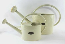 Gießkanne Metall creme 7,5 2,5 L Landhaus Shabby Vintage Garten England