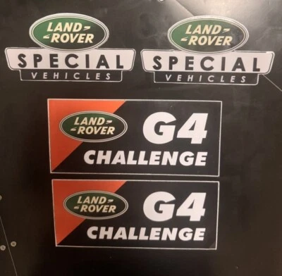Набор наклеек Land Rover & Range Rover G4 Challenge - Изображение 1 из 3