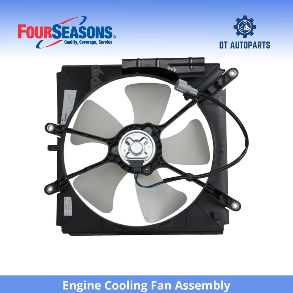 For 1993-1997 Geo Prizm Engine Cooling Fan Assembly 4 Seasons 1994 1995 1996 - Image 1 of 4