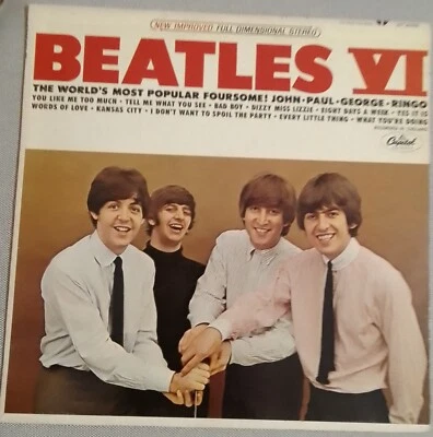 The Beatles Beatles VI album Capitol  original stéréo ST 2358 de 1965  - Photo 1/4