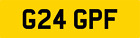 G24 GPF OLD NUMBER PLATE / ITALIAN JOB WHITE MINI COOPER GPF 146G FILM CAR THEME