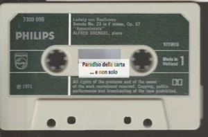 BEETHOVEN SONATA no.23 e no.32 ALFRED BRENDEL - PHILIPS 7300 090 MUSICASSETTA - Picture 1 of 2