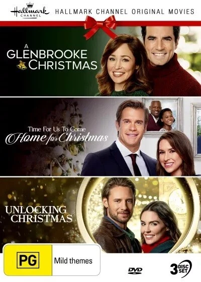 HALLMARK Christmas  Collection 14 Glenbrooke / Time For Us / Unlocking DVD NEW Foto 1 de 1