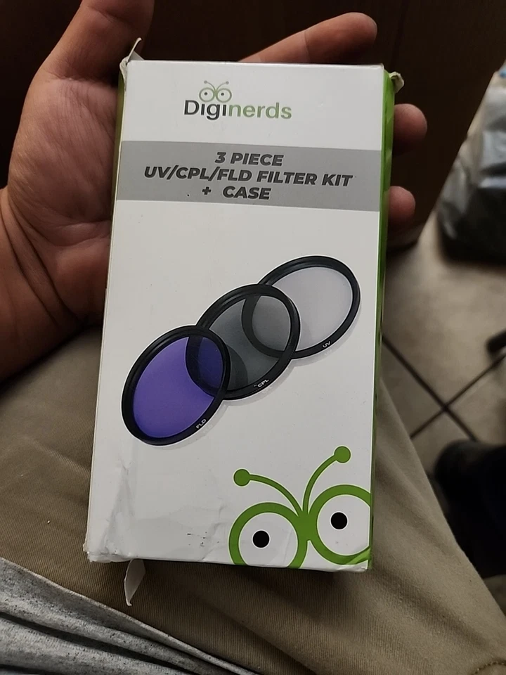 3 Piece Multi Coated HD Filter Kit 55mm (UV, CPL, FLD) with Protective Case - Image 1 of 1