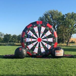 New Style 3M Inflatable Soccer Dart Game Dartboard Game Sports For Fun Adult Kid