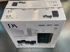Danon Acoustics SC-8 Platinum Series 5.1 HD Home Theater System 1500W. Open Box - Picture 1 of 6