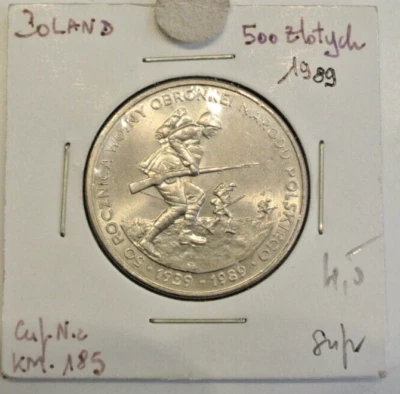 500 ZLOTYCH 1989 UNC/FDC - Image 1 of 2