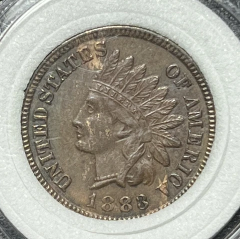 1883 Indian Head Cent Penny CHOICE BU *UNCIRCULATED* MS Cover