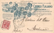 Ancona Distilleria Liquori Nunzi di Eugenio pubblicità Spedita f. piccolo
