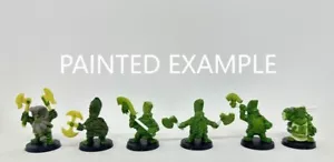 28mm Unpainted Resin Fantasy Dwarves Tabletop Minis - 6 Total - Limited Ed 2024 - Picture 1 of 8