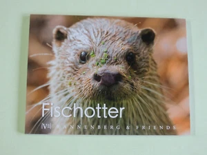 1x Postkartenbuch Fischotter 15 verschiedene Motive Postkarten Tiere Otter - Picture 1 of 2