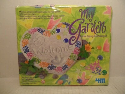 4M MY GARDEN STEPPING STONE MAKING KIT NEW Sealed - Image 1 of 4