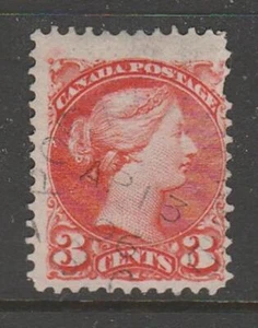 Canada PORT HAMMOND BC Split Ring Queen Victoria 3c Small Queen 189 BULLSEYE - Imagen 1 de 1