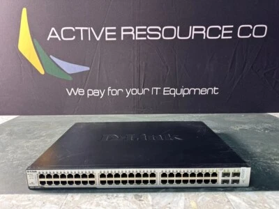 D-Link DGS-1248T Web Smart 48-Port + 4 SFP Gigabyte Ethernet Network Switch - Image 1 of 3