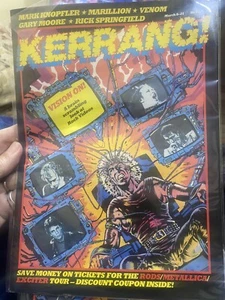 KERRANG MAGAZINE # 63–rock Videos Cover—fast Shipping (bagged) - Picture 1 of 1