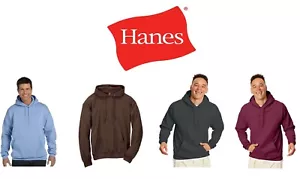 Hanes Felpa con Cappuccio Uomo Ultimate Cotton Pullover, Tutti i Colori Taglia: XS-3XL - Veloce S&H - Foto 1 di 9