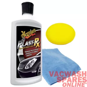 MEGUIARS PLASTRX HEADLIGHT CLEANER & POLISH - REMOVES HEADLIGHT DISCOLOURING - Picture 1 of 1