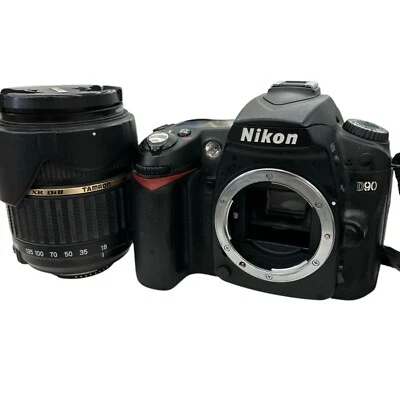 Nikon D90 Digital SLR Camera Tamron 18-200mm Zoom Lens with Battery From Japan - Image 1 of 4