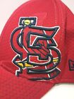 St. Louis Cardinals Hat Fitted Mens M-S Red Bird Logo MLB Baseball Cap Redbirds