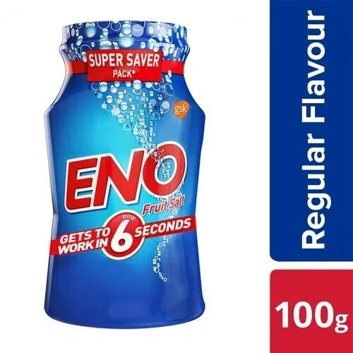 ENO Fruit Salt 100g Fast Refreshing Relief from Stomach Upset Indigestion Gas