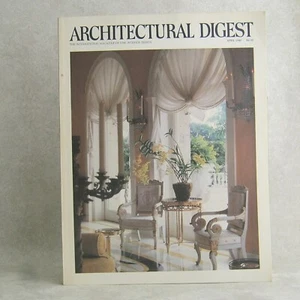 Architectural Digest Magazine April 1987 Baron & Baroness Guy De Rothschild - Picture 1 of 6
