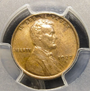 1927-D Lincoln Wheat Cent  MS63 RB PCGS - Picture 1 of 3