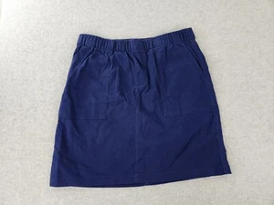 Lands End Womens Cotton Stretch Elastic Waist Pull On Skort Size Small 6P Petite - Picture 1 of 10