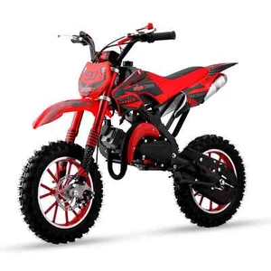 Gasoline 49Cc Dirt Bike for Kids 6-15,2-Stroke off Road Motorized Dirt Bike, Red - Picture 1 of 6