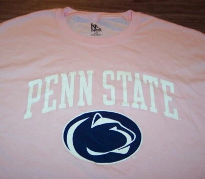 PSU PENN STATE UNIVERSITY NITTANY LIONS T-SHIRT MENS XL PINK NEW with tag - Image 1 of 3