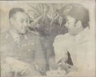 1969 Photo Presse Roi Hassan II du Maroc Général Gaafar Nimeiry du Soudan