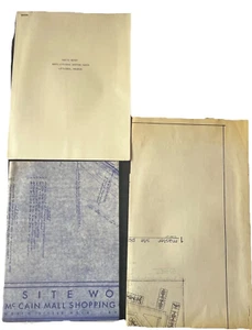 North Little Rock AR Blueprint Site Plans McCain Mall Traffic Report LOT 1969 Up - Picture 1 of 24