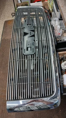 2007-2013 GMC Sierra 1500  Body Upper Chrome Billet Grille Grill Insert  #HAC-2 - Image 1 of 4