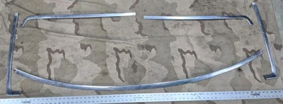 Ford Bronco F150 F250 F350 1992 1993 1994 1995 1996 moldura de parabrisas cromada OEM Foto 1 de 4