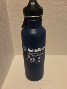 Bottle Keeper New Blue Stainless Steel Standard Size 12 oz Beer Bottle Holder - Picture 1 of 6