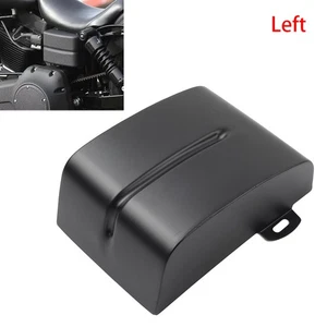 Links Seite Batterieabdeckung Metall Für Harley Dyna Street Bob Super Wide Glide - Bild 1 von 9